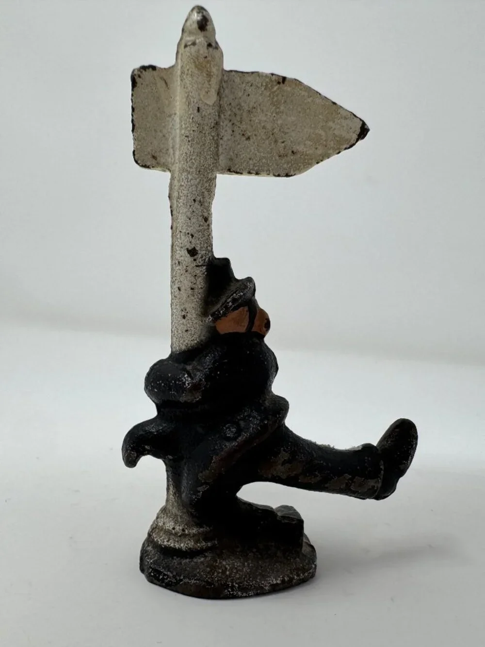 Vintage Bourbon Street New Orleans Cast Metal Drunk Man Figurine 4.25
